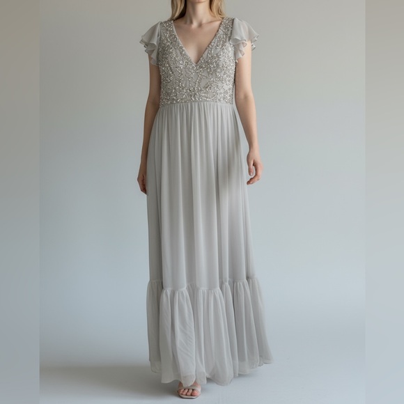 Daphne Sequin Gown Size 10 - Picture 3 of 6